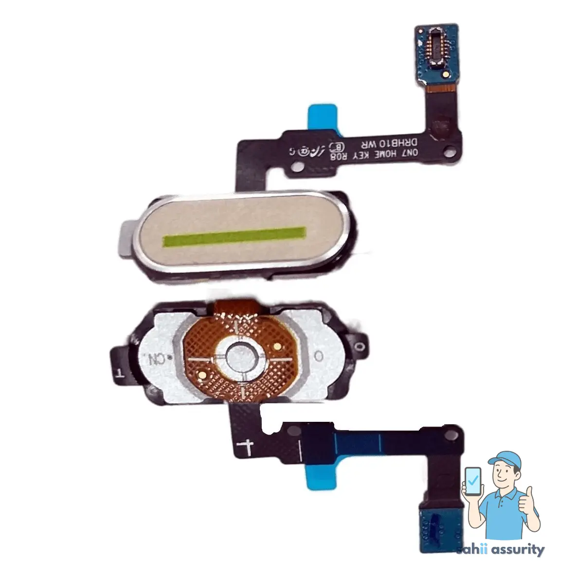 Home Button Complete for Samsung Galaxy J5 Prime Gold